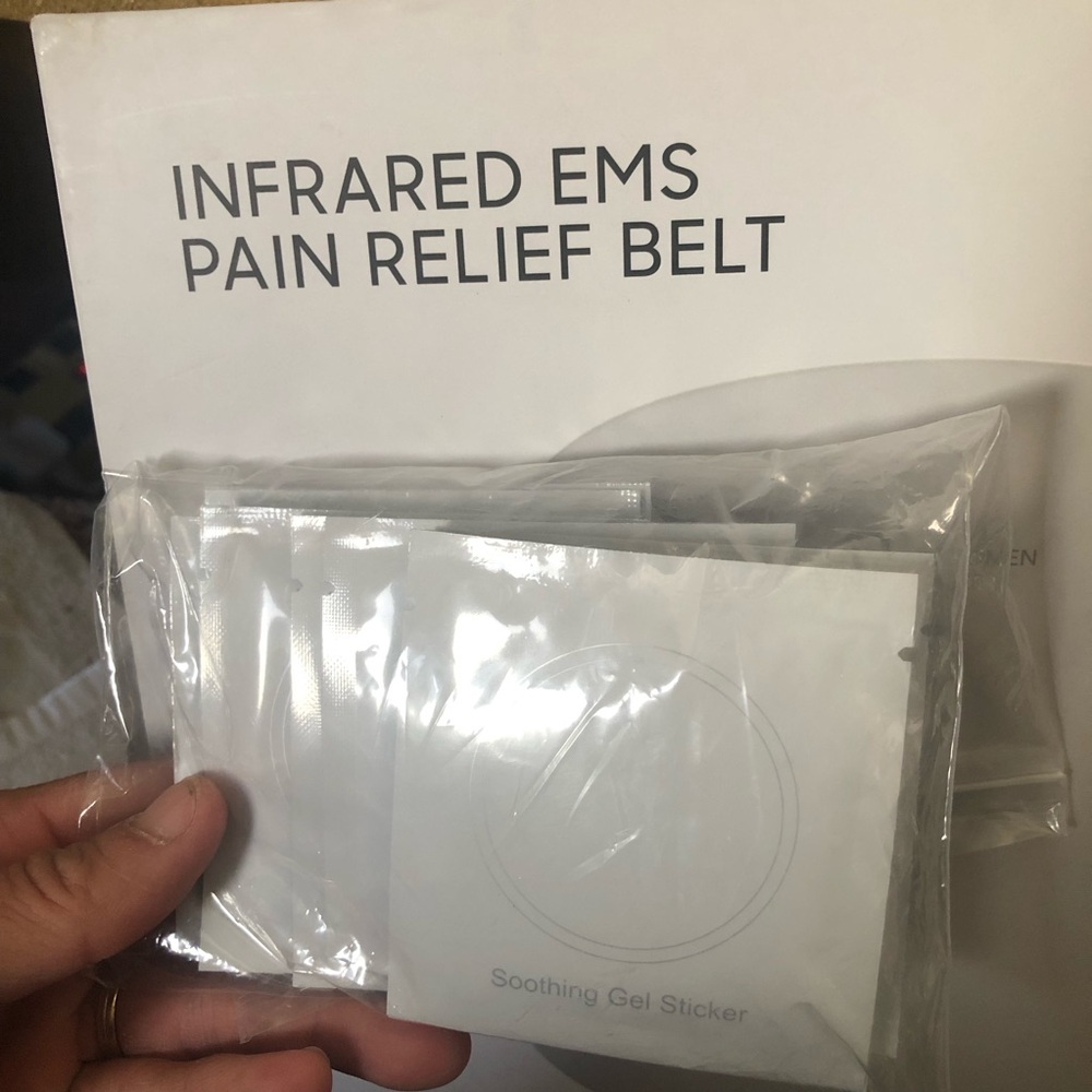 9 Replacement Pads for Infrared EMS Pain Relief Belt from Sharper Image